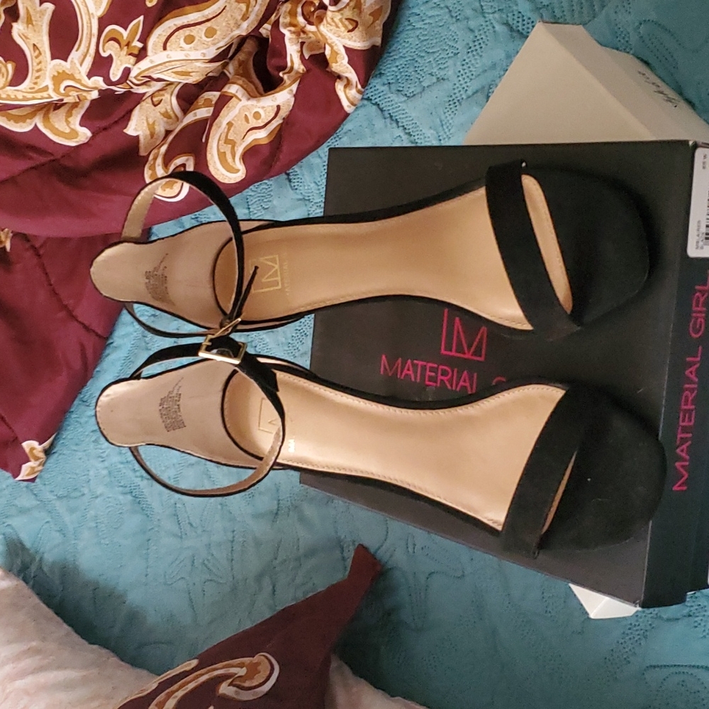 Material Girl strappy heels